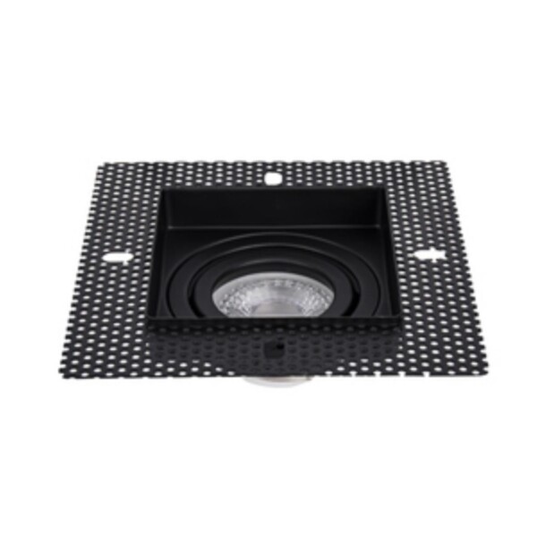 4536-1C, врезной светильник под штукатурку, L125xW125xH36, cutout:L80xW80, 1xGU10x35W, IP20, excluded