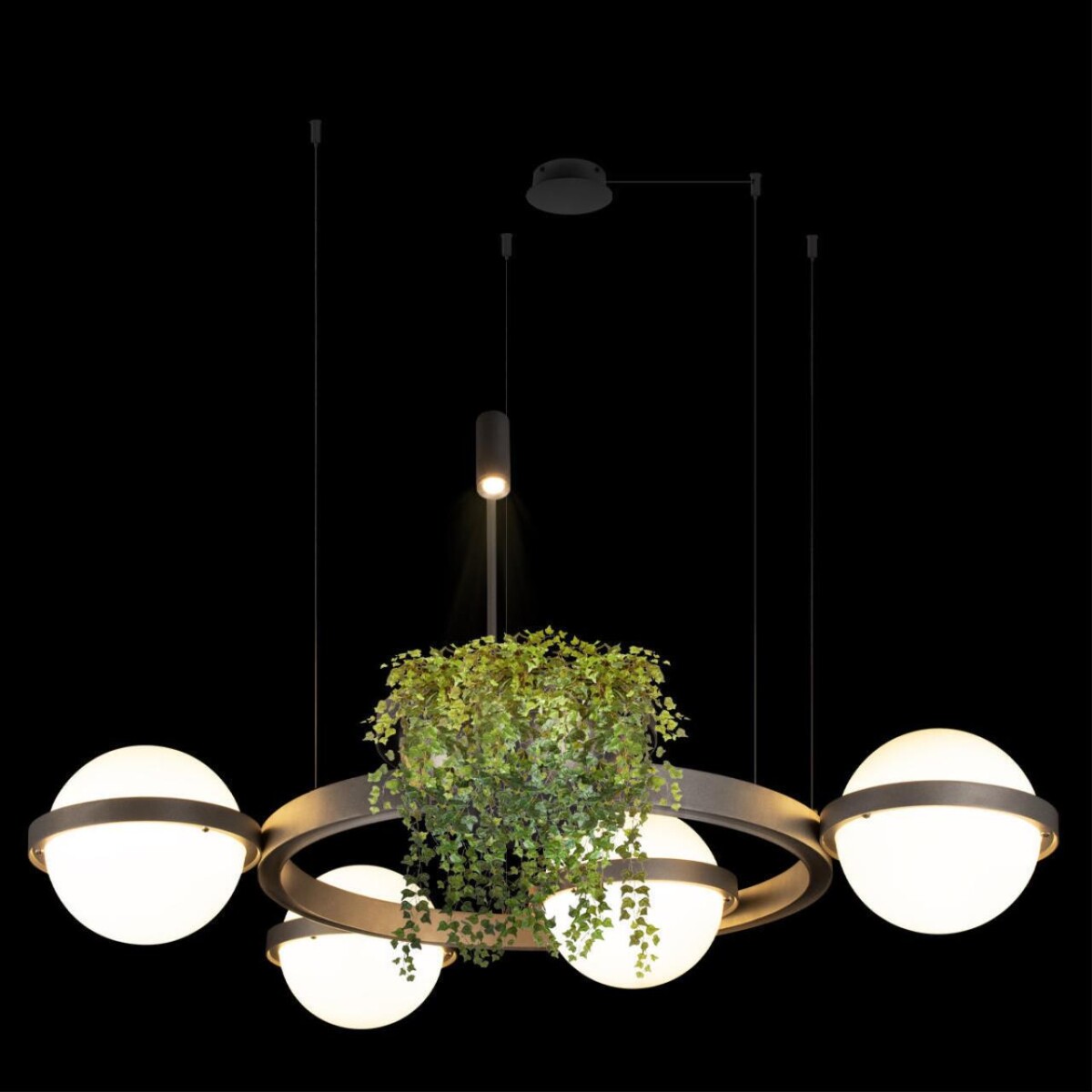 10121/4 Dark grey Подвесной светильник LOFT IT Jardin — изображение 4