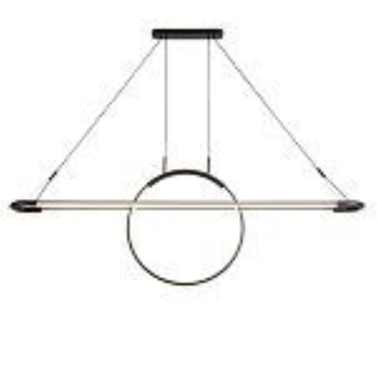 4587-12P, подвесная люстра, L1200xW115xH600/1500, LEDx58W, 4640LM, 4000K, included — изображение 1