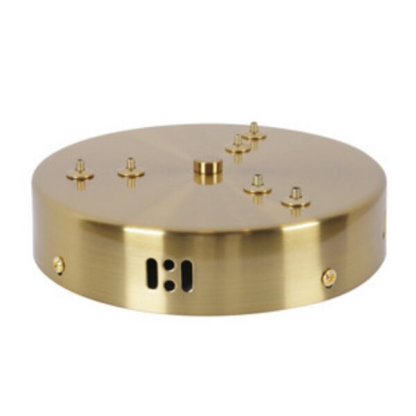 4591-180-6BR, потолочная чаша, D180xH40, цвет латунь