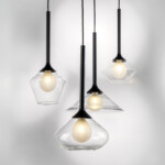 801204 Люстра VETRO 1х6W(led) G9 ЧЕРНЫЙ/ПРОЗРАЧНЫЙ — изображение 2