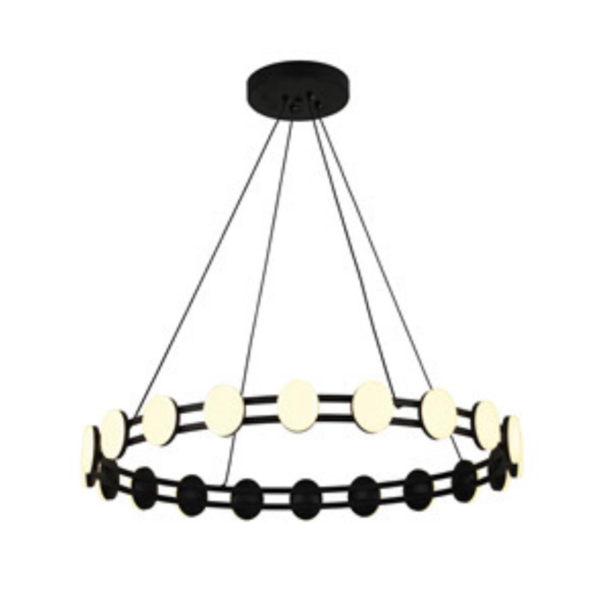 7078c3383377da9b8c5286b65ae1ed0a 4601-8P, подвесная люстра, D800xH105/1200, 20xLEDx2W, 3600LM, 3000K, included — изображение 1