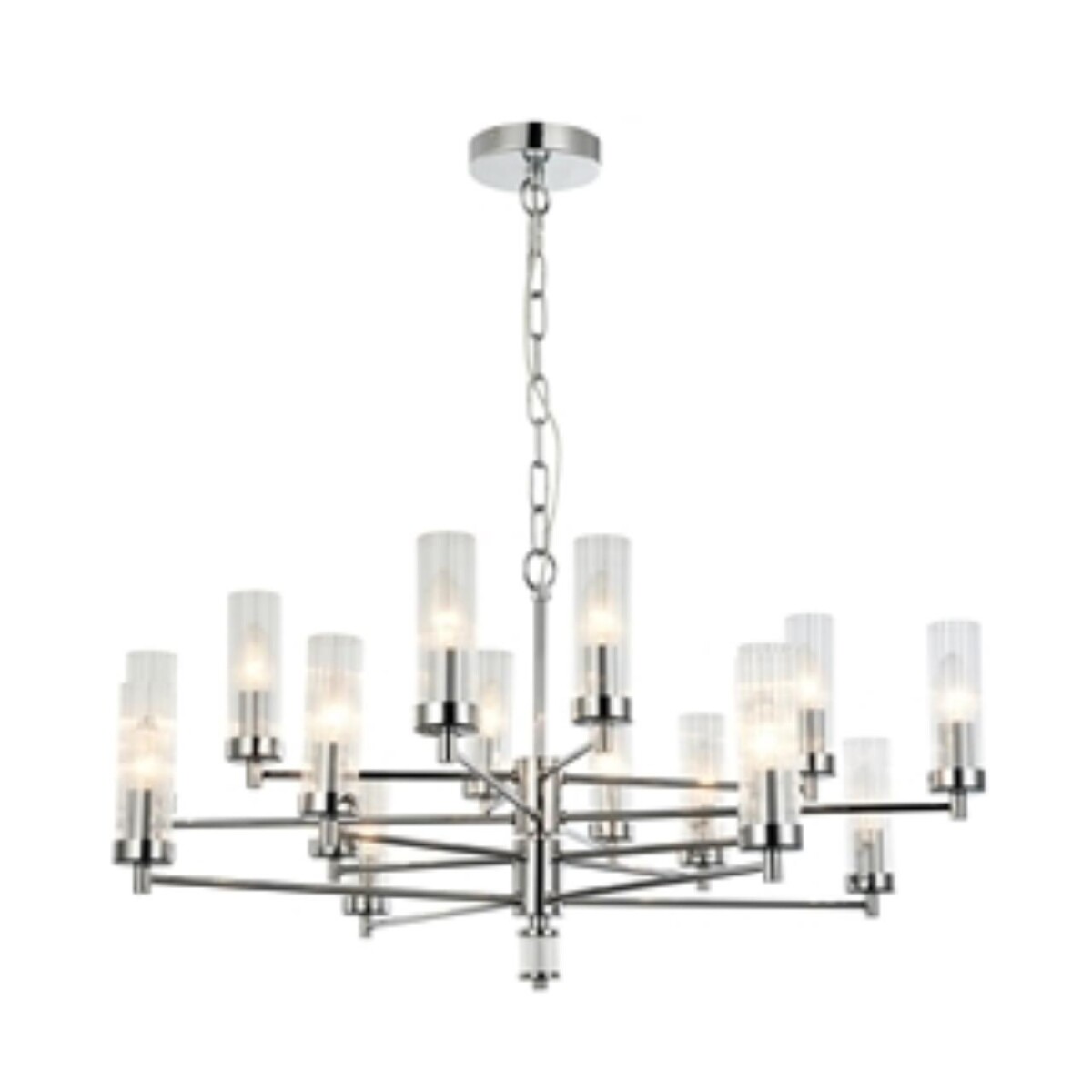 2672-16P, подвесная люстра, D850xH410/1410, 16xE14x40W, excluded — изображение 1