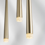 в наличии 807013 Подвес PUNTO 1х25W G9 шампань - купить в интернет-магазине Светильники Торг