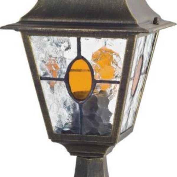 1805-1T, уличный светильник, L185*W185*H420, 1xE27x100W, IP44, excluded