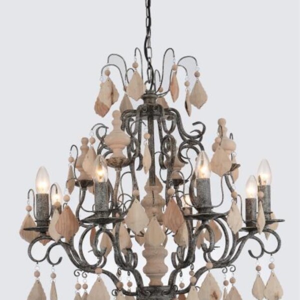 1763-8P, люстра подвесная, D660xH740/1740, 8xE14x40W, excluded