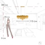 10404/1150L GD Подвесная люстра LOFT IT Volver — изображение 14