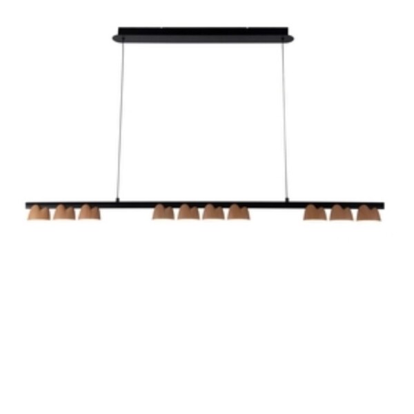 4266-10P, подвесная люстра, L1350xW70xH110/1610, LEDx48W, 2065LM, 4000K, included