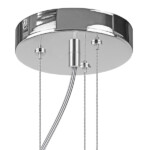 760086 Люстра подв. BIANCO 8х40W G9 ХРОМ БЕЛ. стекло — изображение 4