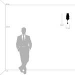 806610 Бра ESCICA 1х40W E14 БЕЛЫЙ/КОНЬЯК/ХРОМ — изображение 2