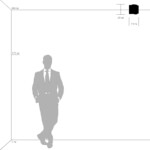 802010 Светильник NUBI 1х40W E27 ХРОМ/БЕЛЫЙ — изображение 2