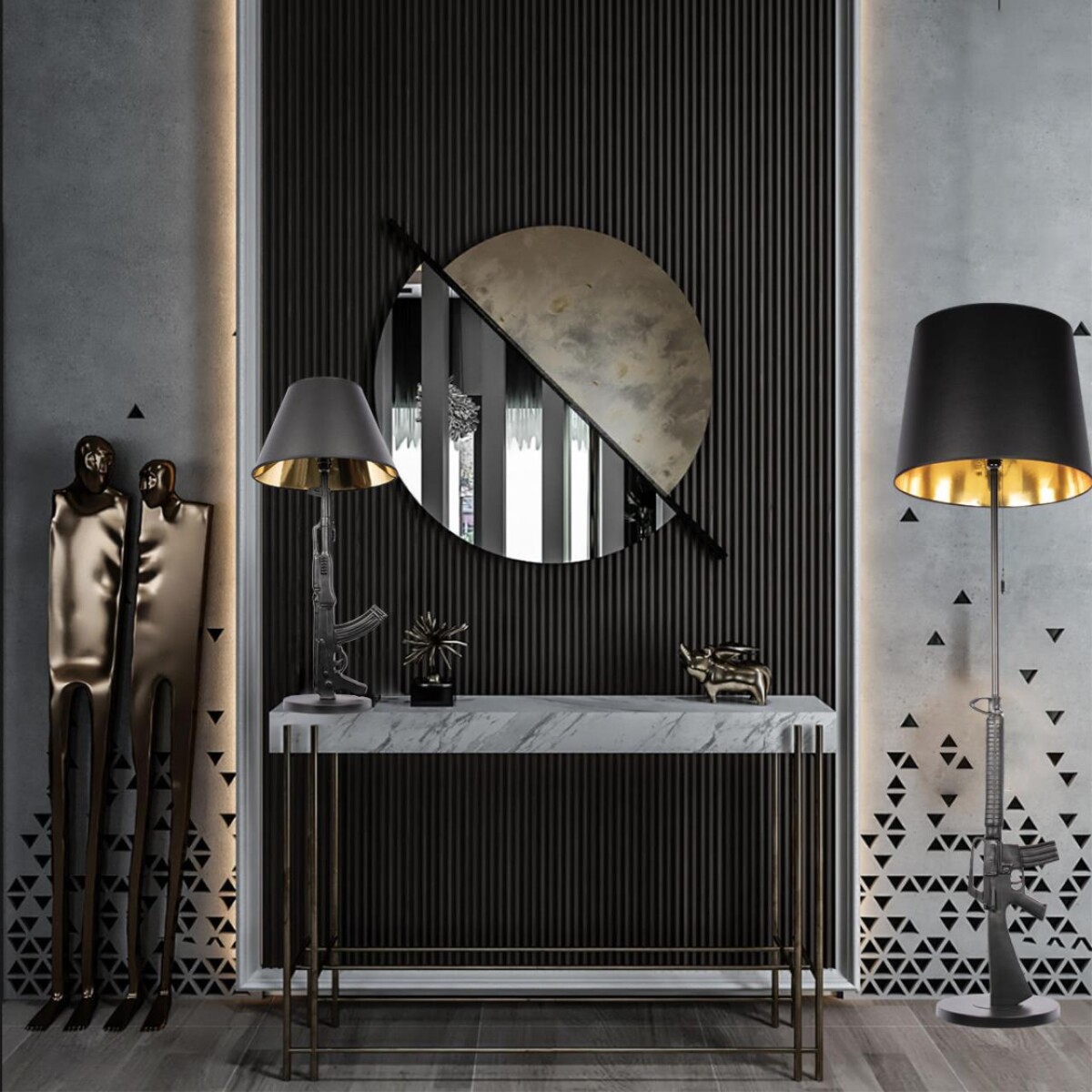 в наличии 10136/F Dark grey Торшер LOFT IT Arsenal - купить в интернет-магазине Светильники Торг