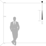 807017 Подвес PUNTO 1х25W G9 ХРОМ/ЧЕРНЫЙ/БЕЛЫЙ — изображение 2