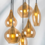 803063 Подвес PENTOLA 6х25W G9 ХРОМ/ЯНТАРЬ — изображение 4