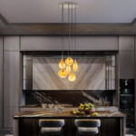 803063 Подвес PENTOLA 6х25W G9 ХРОМ/ЯНТАРЬ — изображение 14