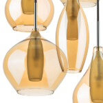 803063 Подвес PENTOLA 6х25W G9 ХРОМ/ЯНТАРЬ — изображение 7