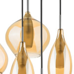 803063 Подвес PENTOLA 6х25W G9 ХРОМ/ЯНТАРЬ — изображение 9