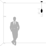 803021 Подвес PENTOLA 1х25W G9 ХРОМ/ПРОЗРАЧНЫЙ — изображение 2