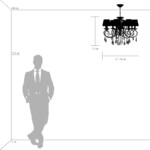 693082 Люстра подв RICERCO 8х40W E14 ЗОЛОТО - купить в интернет-магазине Светильники Торг