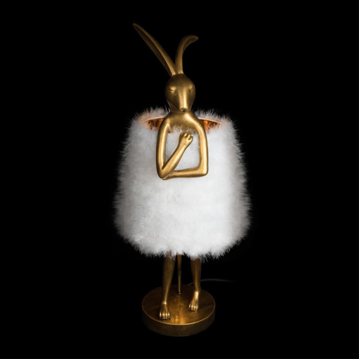 в наличии 10315/B White fluff Настольная лампа LOFT IT Lapine - купить в интернет-магазине Светильники Торг