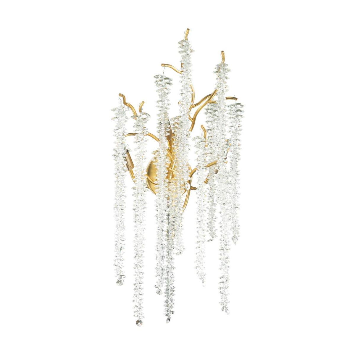 5005/3W HALL ODL23 617 золотой/прозрачный металл/хрусталь Бра G9 3*40W BANCHE — изображение 1