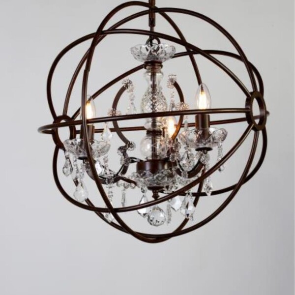 1834-3P, люстра подвесная, D520xH540/1540, 3xE14x40W, excluded