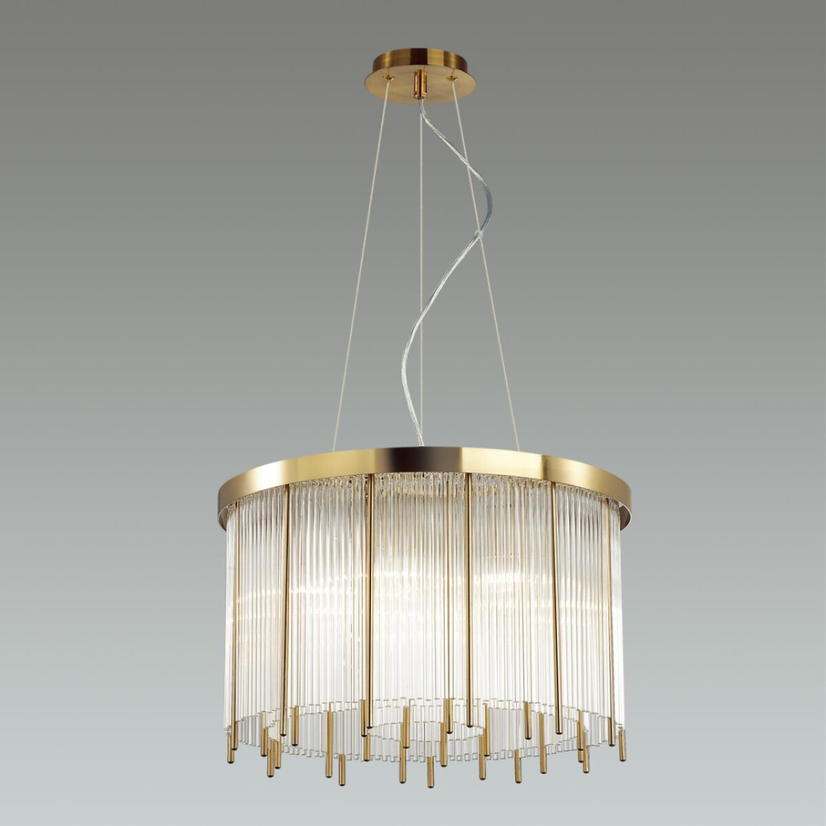 4788/7 HALL ODL21 643 золото/металл/стекло Люстра E14 7*40W YORK — изображение 3