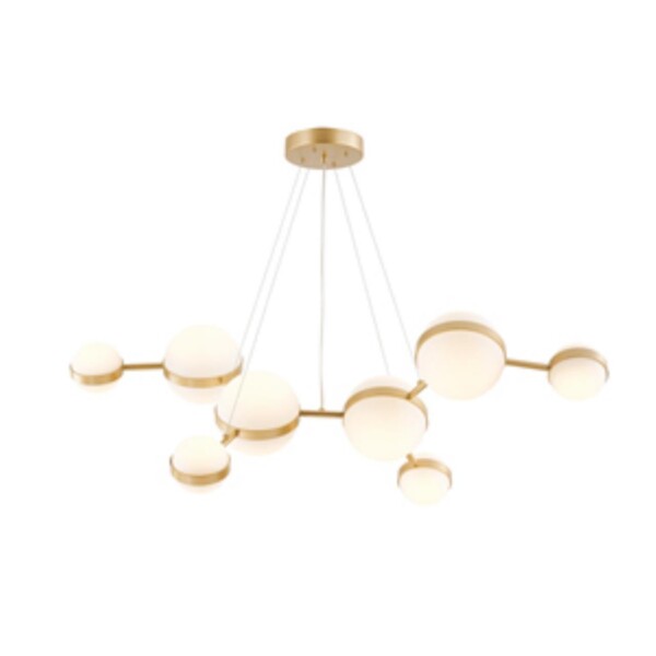 4448-8P, подвесная люстра, D1275xH1100/1350, LEDx60W, 5505LM, 4000K, included