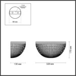 4936/1W MODERN ODL22 000 золотистый/белый/стекло Бра E14 2*40W MALAGA — изображение 2