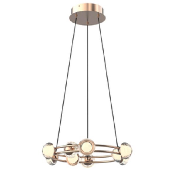 4382-9P, подвесная люстра, D400xH1880, 9xLEDx3.3W, 2100LM, 4000K, CRI>90, included