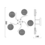 Escada 10273/5 LED*60W Champagne gold — изображение 4