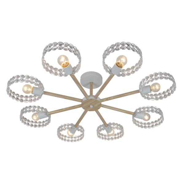 Escada 679/8P E27*60W White/Wood