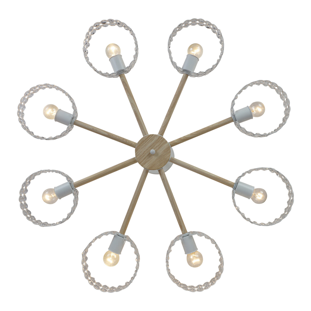 Escada 679/8P E27*60W White/Wood — изображение 3