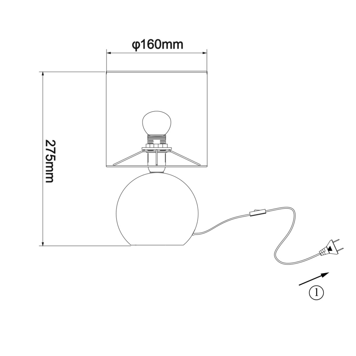 Escada 10160/L E14*40W Football — изображение 4