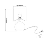 Escada 10160/L E14*40W Football — изображение 4