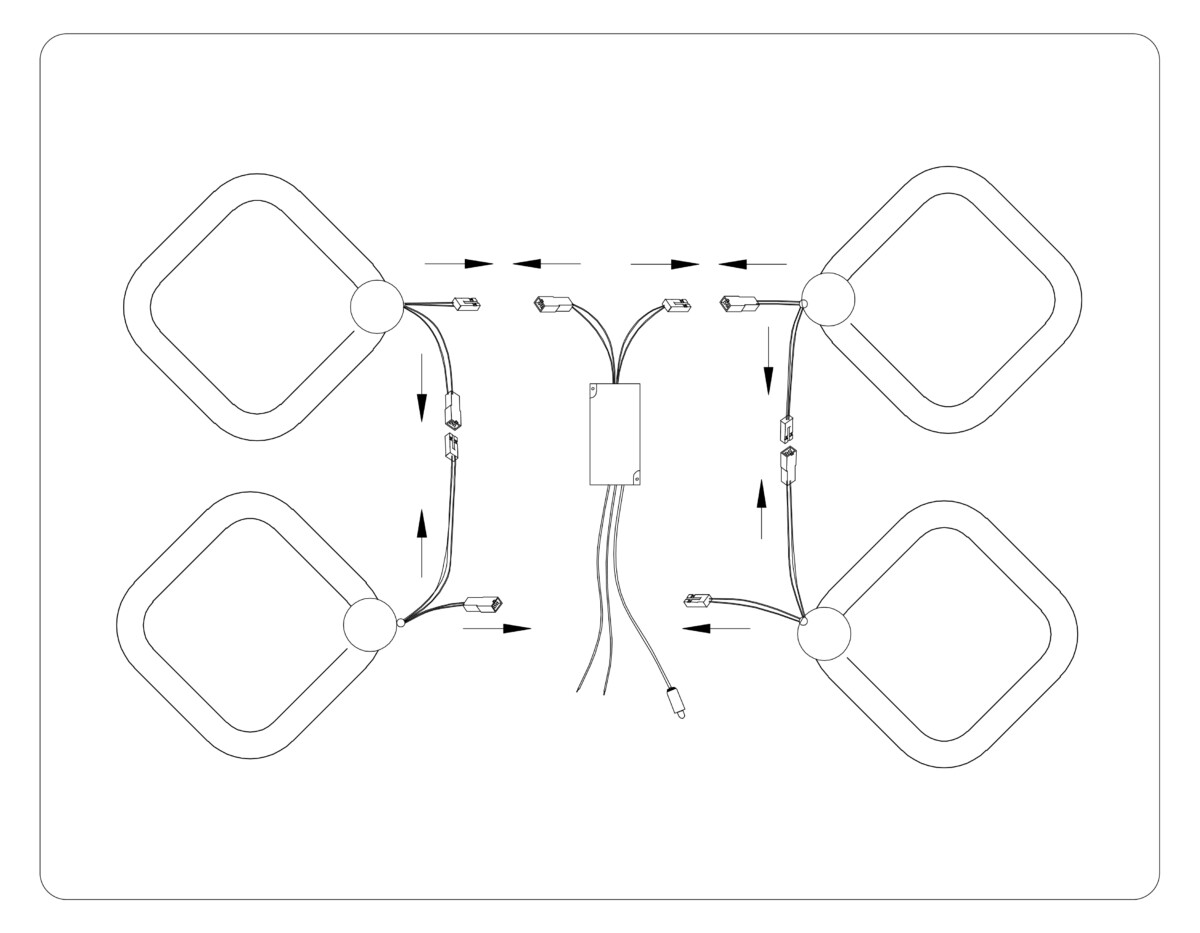 FA3819/4 WH белый 3000K-6400K 67W 380*380*90 (ПДУ ИК) — изображение 9