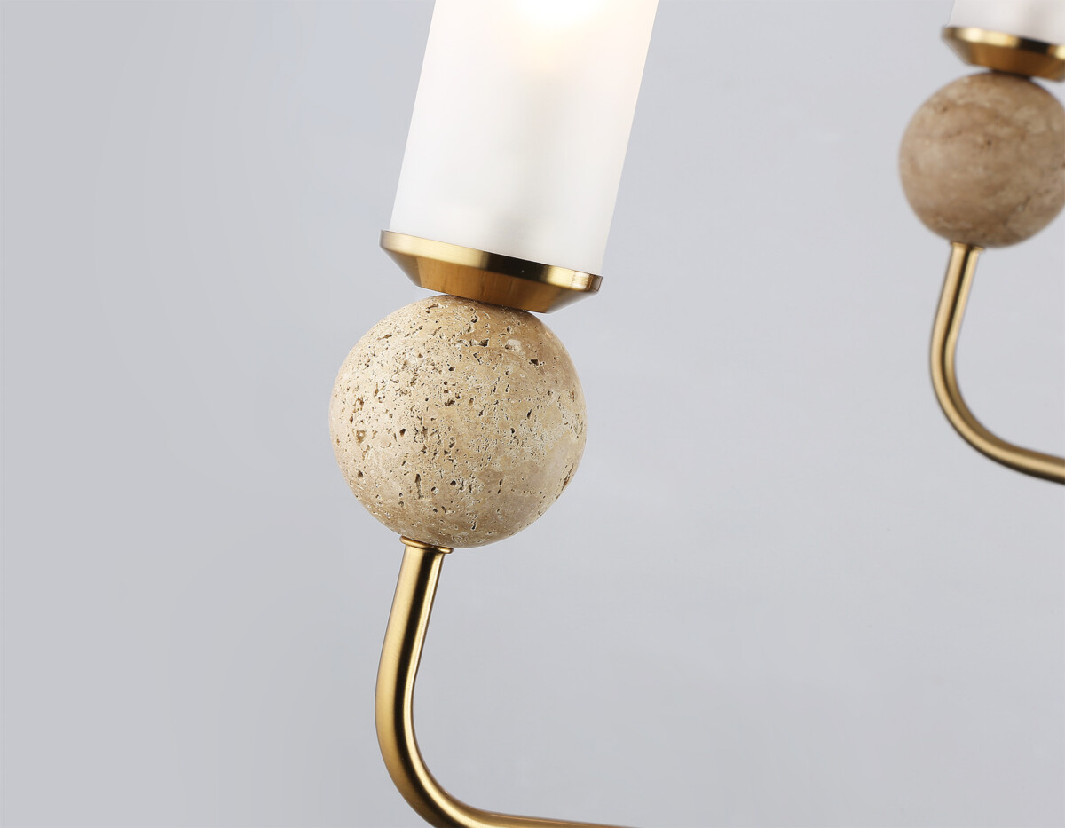 LH53251/6 BS/FR латунь/белый матовый E14*6 max 40W D1050*1445 — изображение 7