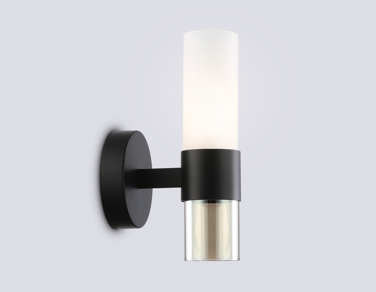 LH55106 BK/FR/TI черный/белый матовый/янтарь E14 max 40W 130*100*225 — изображение 3