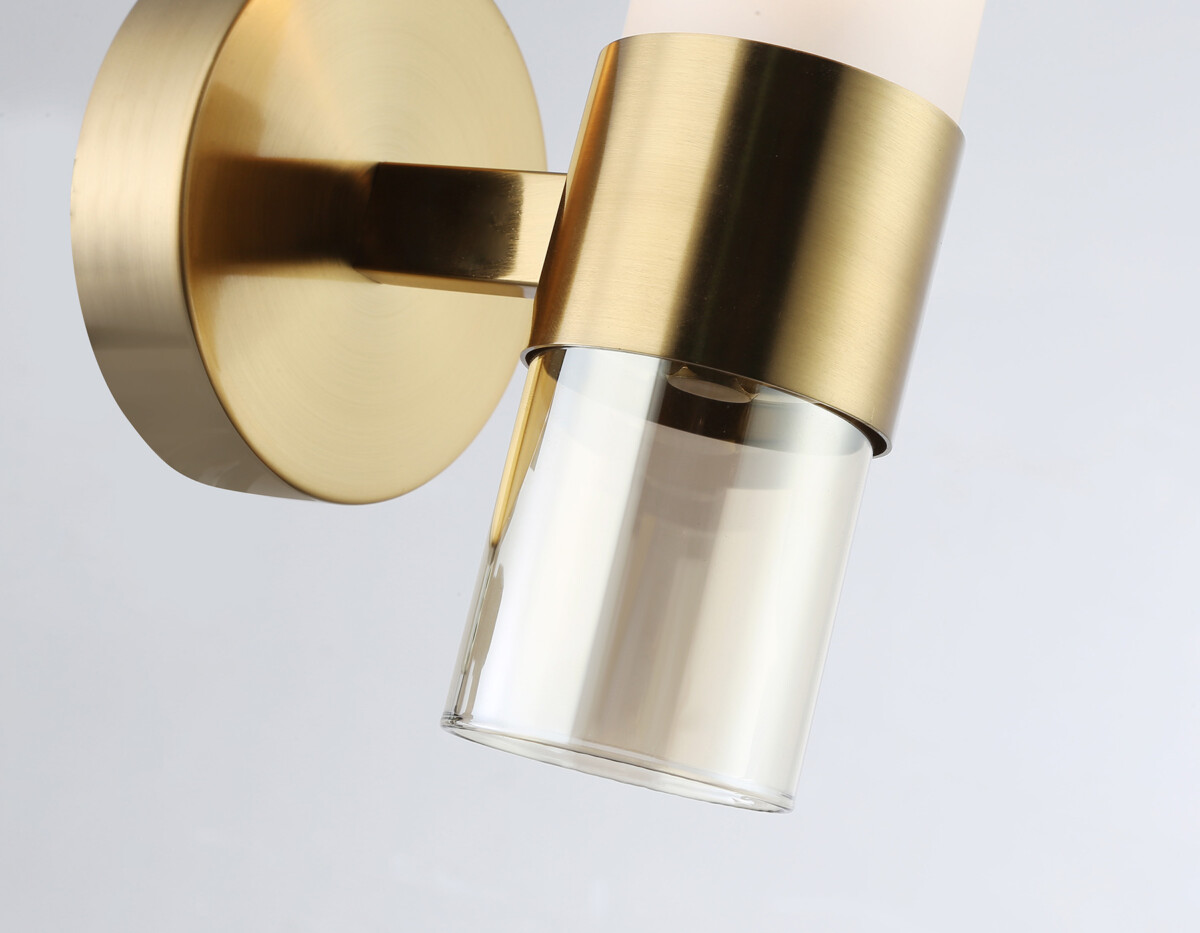 LH55116 BS/FR/TI латунь/белый матовый/янтарь E14 max 40W 130*100*225 — изображение 7