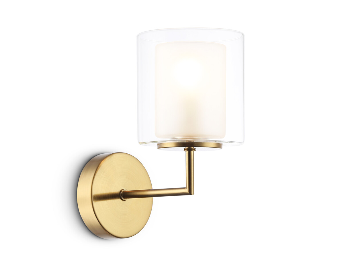 LH56015 LH56015 BS/FR латунь/белый матовый E14 max 40W 190*120*220 — изображение 1