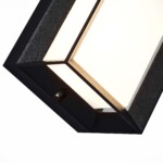 в наличии SL077.411.01 Светильник уличный настенный ST-Luce Черный/Белый LED 1*6W 3000K CUBISTA - купить в интернет-магазине Светильники Торг