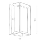 в наличии SL077.411.01 Светильник уличный настенный ST-Luce Черный/Белый LED 1*6W 3000K CUBISTA - купить в интернет-магазине Светильники Торг