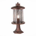 SL080.405.01 Светильник уличный наземный ST-Luce Темный кофе/Прозрачный, Темный кофе E27 1*60W LASTERO