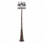 SL080.425.03 Светильник уличный наземный ST-Luce Темный кофе/Прозрачный, Темный кофе E27 3*100W LASTERO — изображение 3