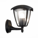 в наличии SL081.401.01 Светильник уличный настенный ST-Luce Черный/Черный, Прозрачный E27 1*40W SIVINO - купить в интернет-магазине Светильники Торг