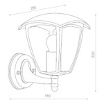 в наличии SL081.401.01 Светильник уличный настенный ST-Luce Черный/Черный, Прозрачный E27 1*40W SIVINO - купить в интернет-магазине Светильники Торг