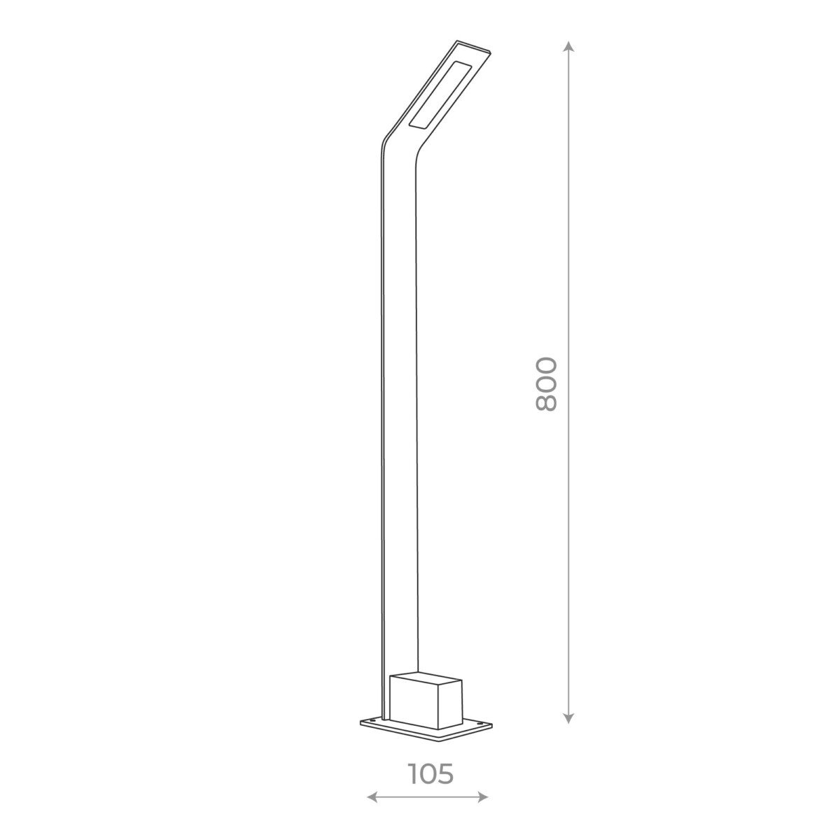 в наличии SL094.445.01 Светильник уличный наземный ST-Luce Черный/Черный LED 1*6W 4000K ANSA - купить в интернет-магазине Светильники Торг
