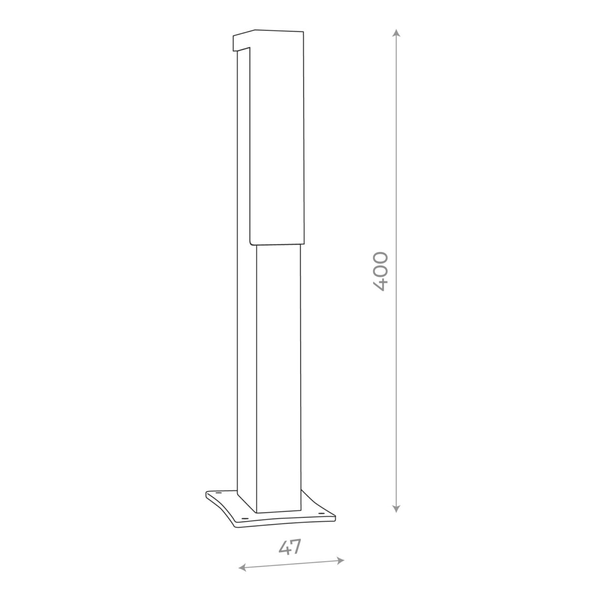 в наличии SL096.405.02 Светильник уличный наземный ST-Luce Черный/Белый LED 1*6W 4000K POSTO - купить в интернет-магазине Светильники Торг