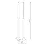 в наличии SL096.405.02 Светильник уличный наземный ST-Luce Черный/Белый LED 1*6W 4000K POSTO - купить в интернет-магазине Светильники Торг