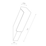в наличии SL096.411.02 Светильник уличный настенный ST-Luce Черный/Белый LED 1*6W 4000K POSTO - купить в интернет-магазине Светильники Торг